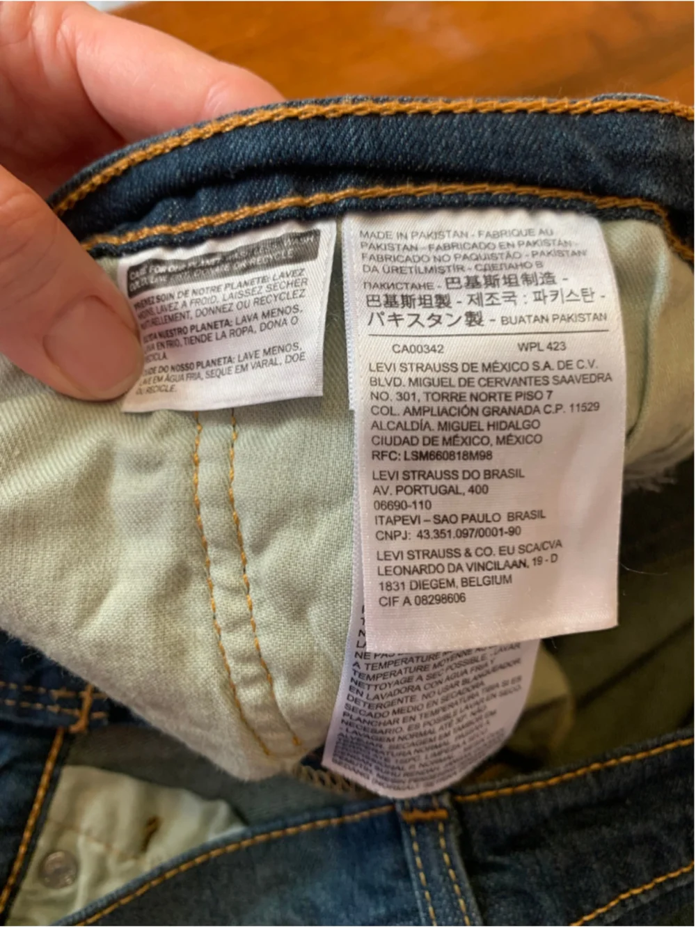 Men's Levi's Straight Leg Jeans, Blue, Waist 36